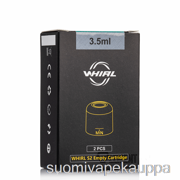 Vape Suomi Uwell Whirl S2 Vaihtokapselit 3,5ml Täytettävät Tyynyt